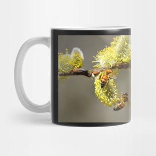 Bees & Cottonwood blooms Mug